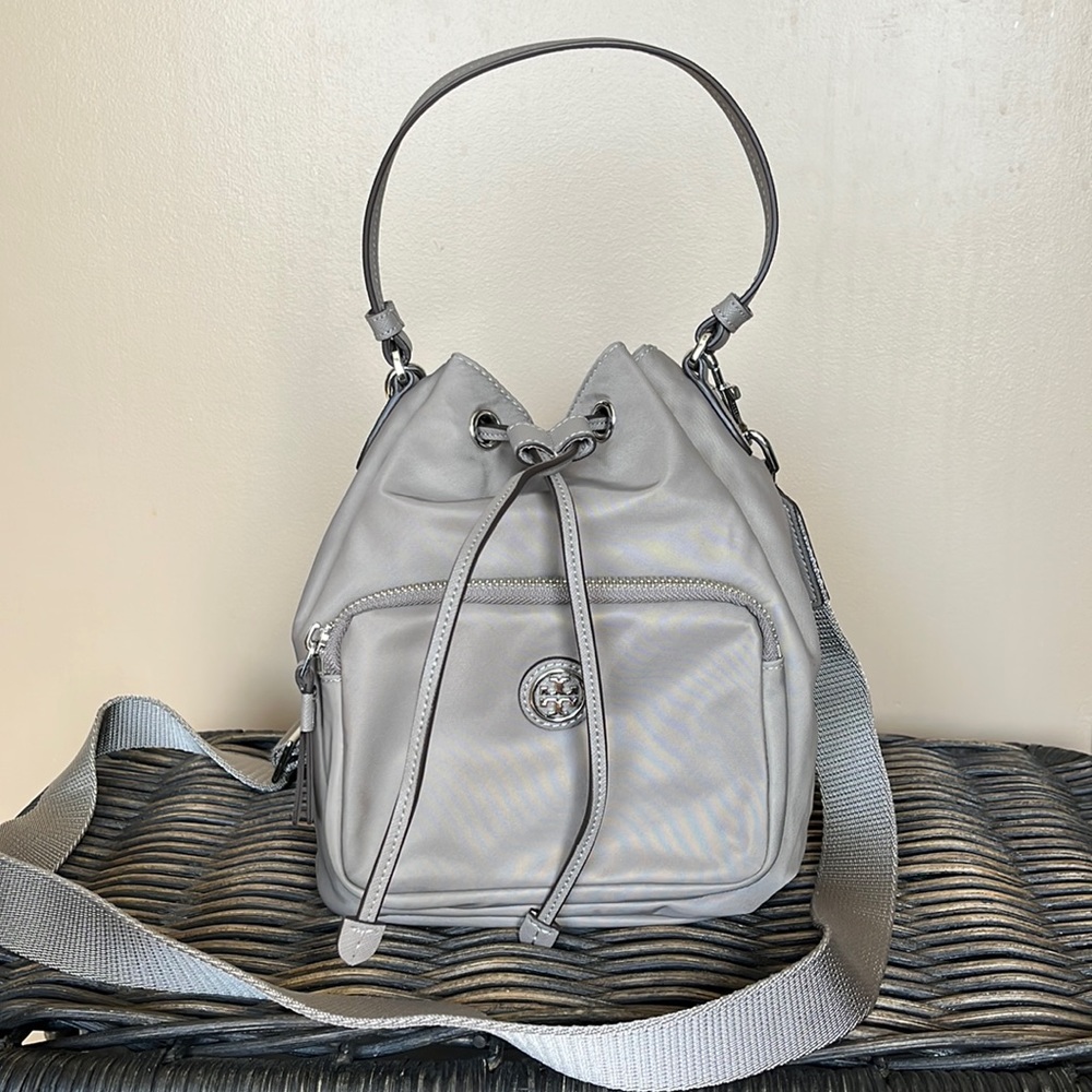 Tory Burch Virginia Nylon Bucket Bag